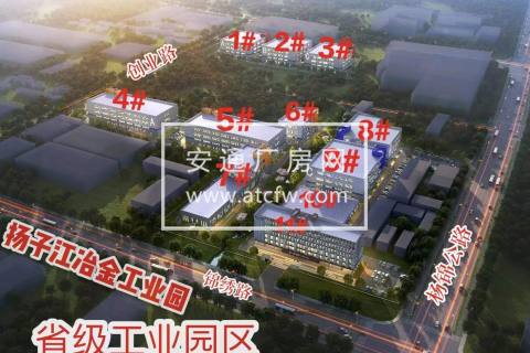 出租 张家港政府园区全新高标准厂房 0.4元/平/天 可分割
