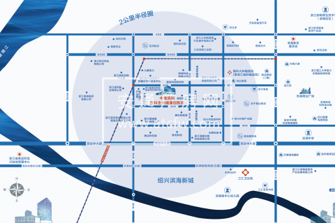 独栋厂房出售杭州周边土地便宜，大湾区绍兴滨海新区产业链招商